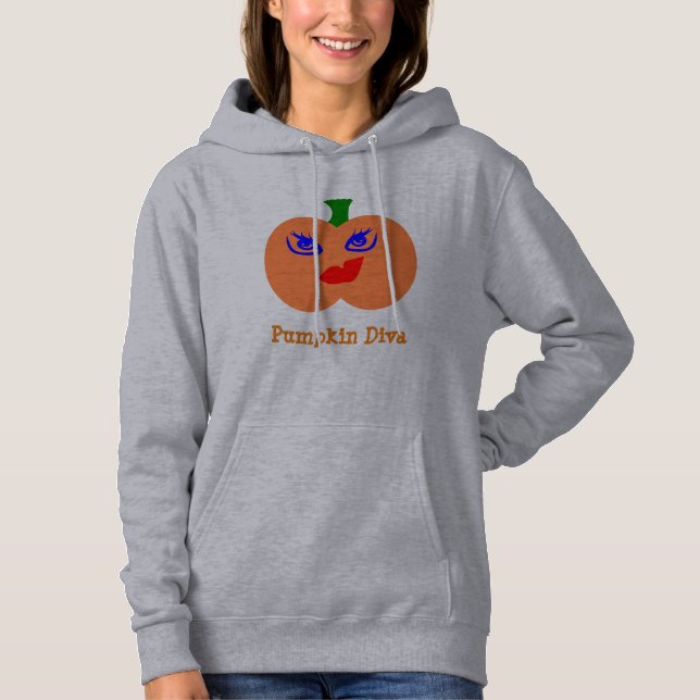 Moletom Casaco Pumpkin Diva (Frente)