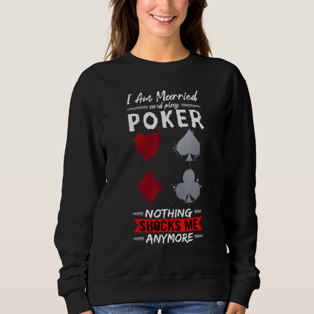 Moletom Casado E Jogar Poker Full Straddle Sem Inclinação  (Frente)