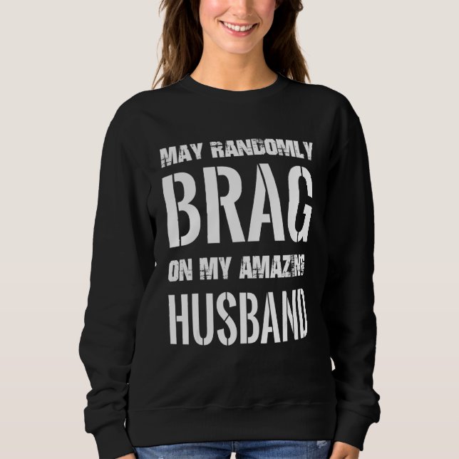 Moletom Casais Incríveis Podem Aleatoriamente Brad no Meu  (Frente)