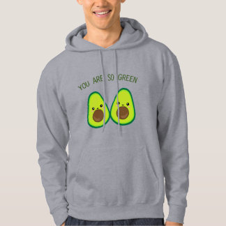 Moletom Casal Avocado Você É Tão Verde Que Mens Hoodie