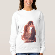 Casal de Anime Romântico - Estética do Dia dos Nam