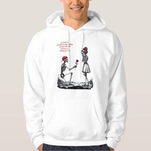 Moletom Casal de Esqueletos Amor Nunca Desvanece