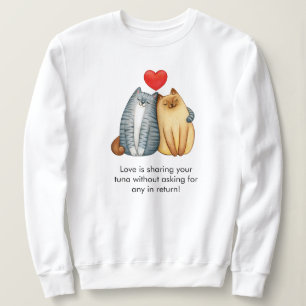 Moletom Casal De Gato Amadurece Feliz dia de os namorados 