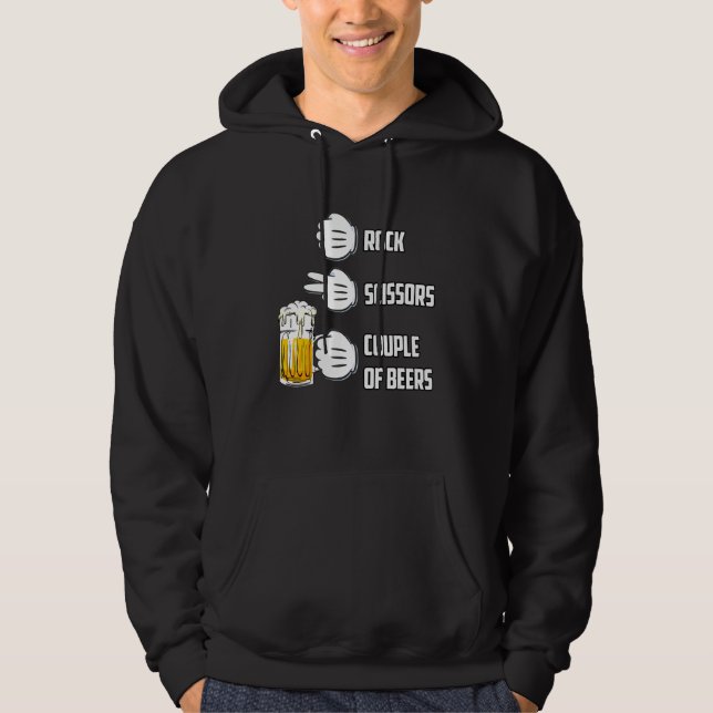 Moletom Casal De Tesouras De Cerveja (Frente)