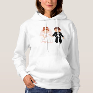 Moletom Casal recem casados Womens Hoodie