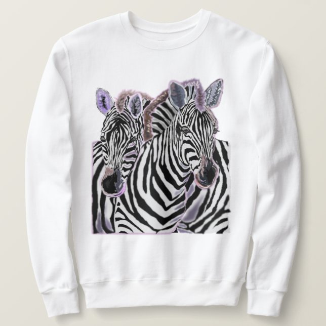 Moletom Casal Zebra (Frente do Design)