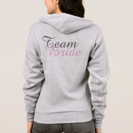 Moletom Casamento de Bridesmaid Hoodie com Champagne da EQ