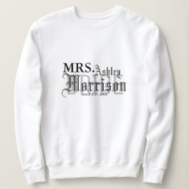 Moletom Casamento de noiva da Sra. Newlywing