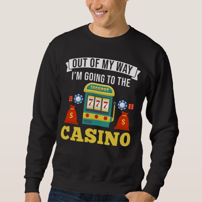 Moletom Casino Gambling Engraçado Poker Lover (Frente)