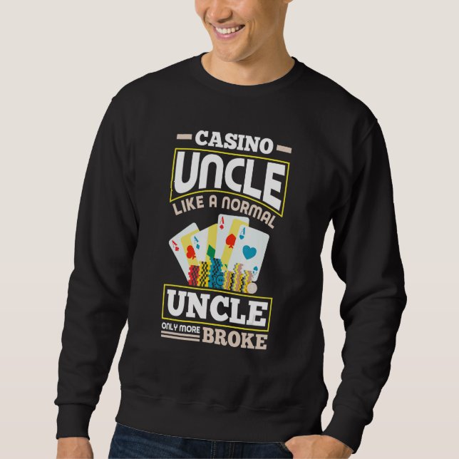 Moletom Casino Uncle  Gambling Graphic (Frente)