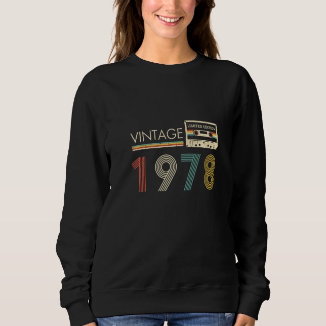 Moletom Cassete Vintage 1978 (Frente)