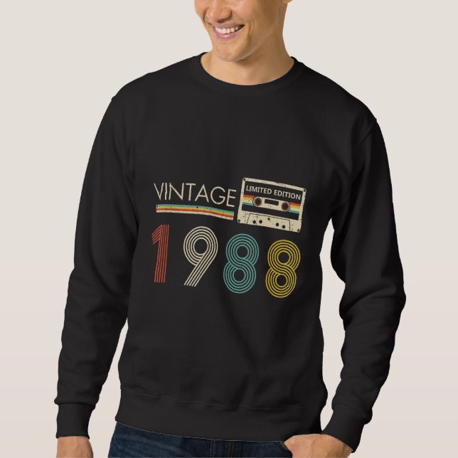 Moletom Cassete Vintage 1988 (Frente)