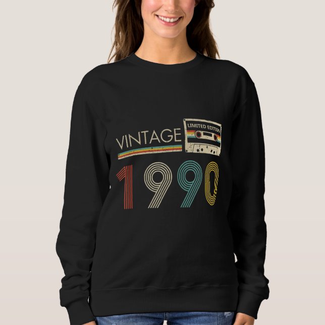 Moletom Cassete Vintage 1990 (Frente)