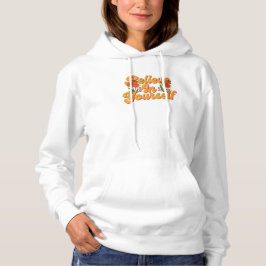 Moletom Castanho-Laranja Acredita em si mesmo Hoodie Sweat