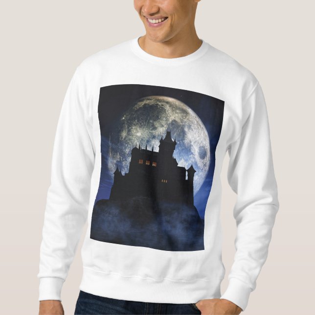 Moletom Castelo fantasma durante a noite (Frente)