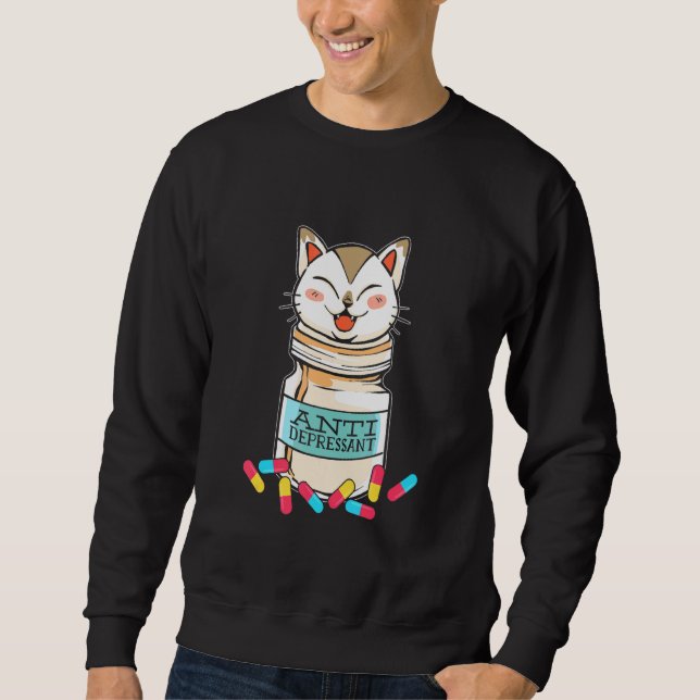 Moletom Cat Antidepressivo (Frente)