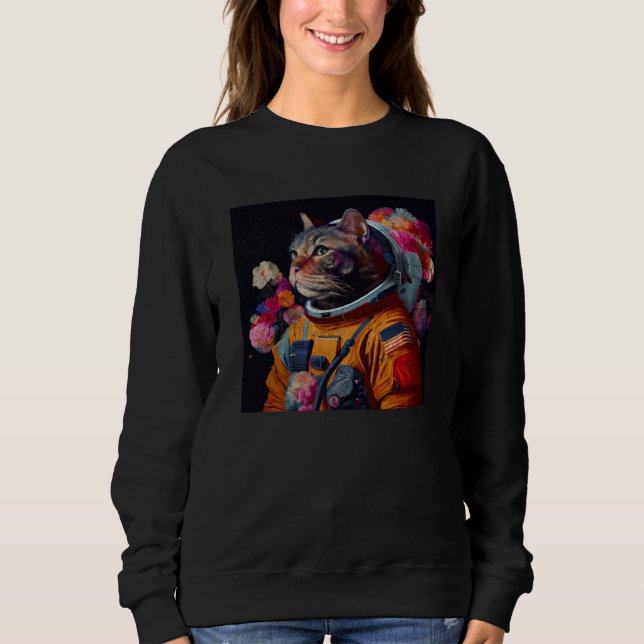Moletom Cat Astronaut Colorful (Frente)