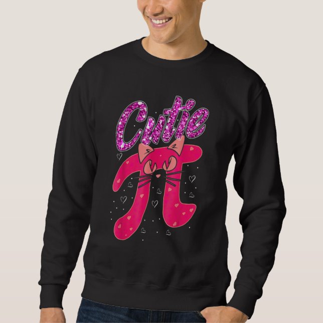 Moletom Cat Cutie Pi Math Pun Cutie Pie Toddler Kids Shirt (Frente)