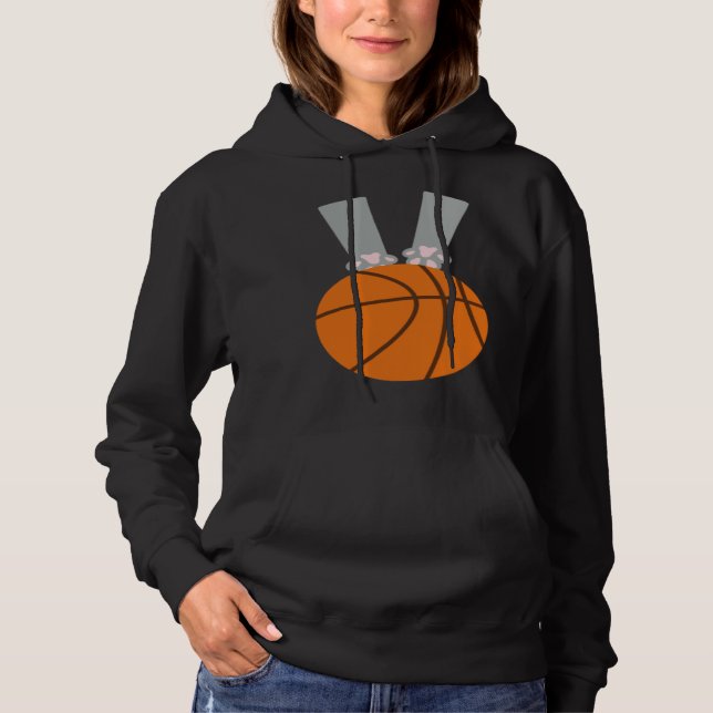 Moletom Cat Dunk cat dunking a basketball (Frente)