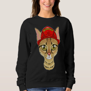 Moletom Cat I Fireman Cat I Bombeiro Savannah Cat