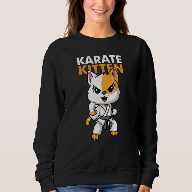 Moletom Cat Kitten Karate (Frente)