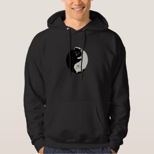Moletom Cat Kitten Yin White Yang Black Animal Balance Sym