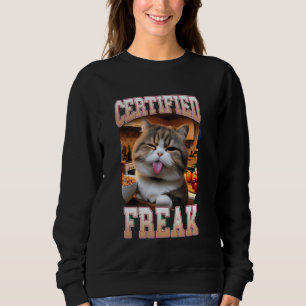 Moletom Cat Lover Cat Mãe Cat Mama Cat Meme Certificada A