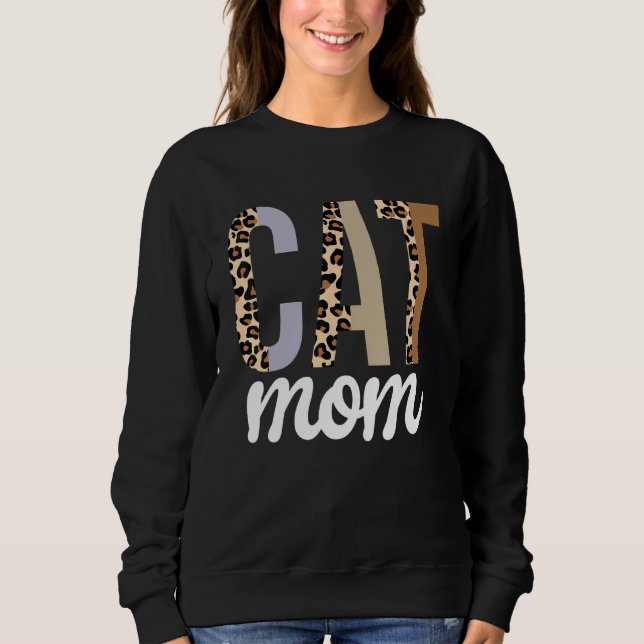Moletom Cat Mãe Cat Mãe Moderna Mamãe Mãe (Frente)