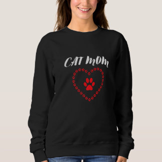 Moletom Cat Mãe Mãe Gato Gato Gato Mãe