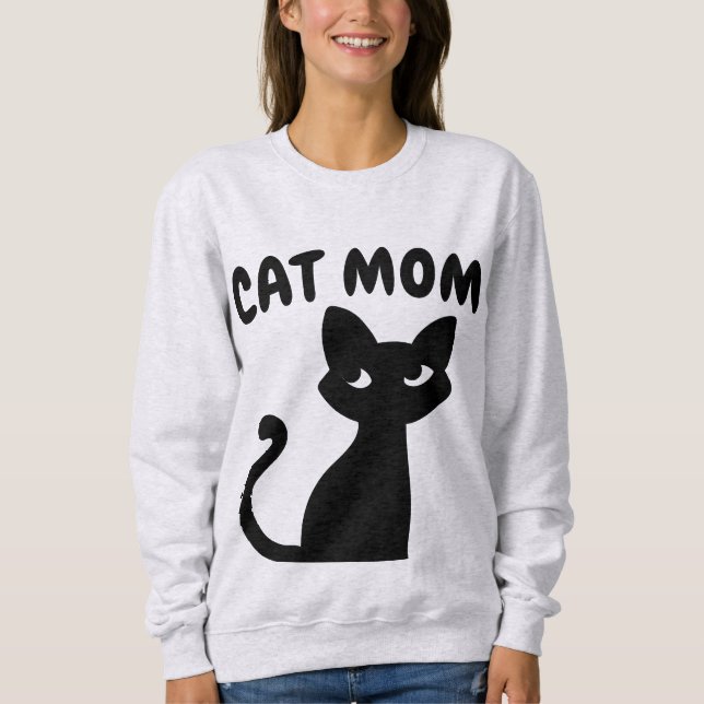 Moletom Cat Mãe T-shirt (Frente)