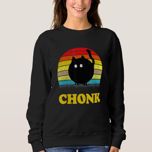 Moletom Cat Memage Vintage Chonk Cat (Frente)