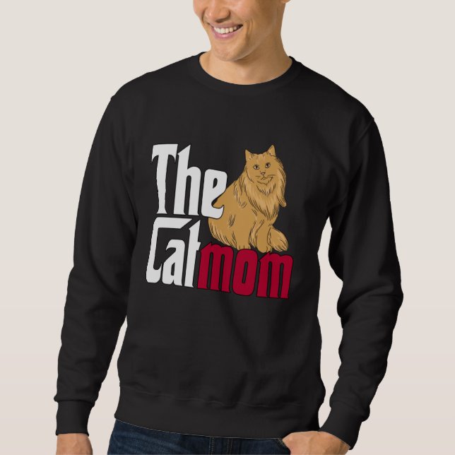 Moletom Cat Mom The Catmother Crazy Cat Mother Kitty Mommy (Frente)
