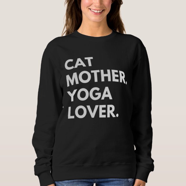 Moletom Cat Mother Yoga   Cat Owner (Frente)