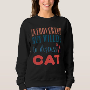 Moletom Cat Quote Retro Vintage Gatos Pretos