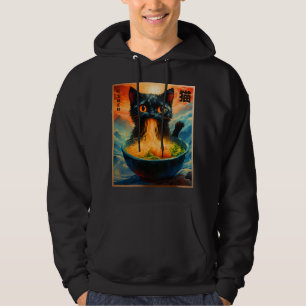 Moletom Cat Ramen Japonês Kawaii Cat Anime Cat Ramen