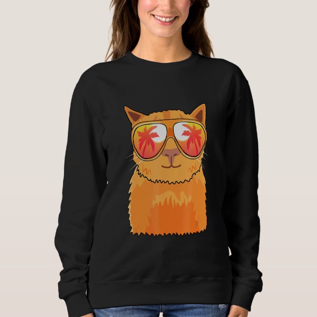 Moletom Cat Sunglass Beach Summer Party Kitty Cat (Frente)