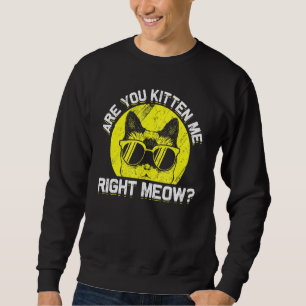 Moletom Cat Sunglass Humor Piada Teller Humor