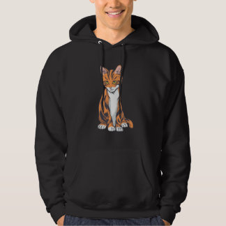 Moletom Cat Tiger Cat Motif Fun Animal Cat