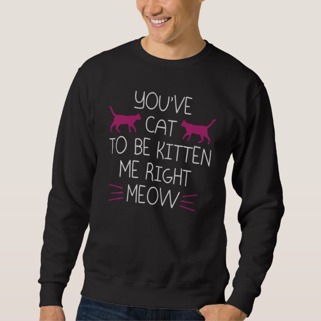 Moletom Cat To Be Kitt Me (Frente)