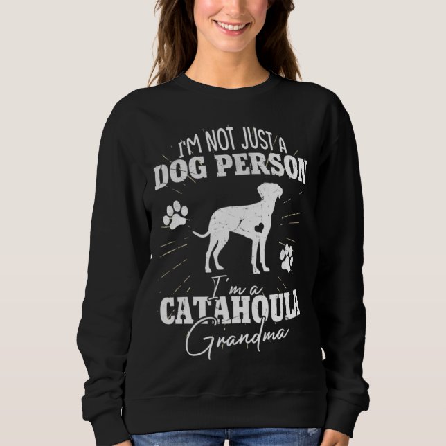 Moletom Catahoula Dog Grandma  Women Dog Mom  Mothers Day (Frente)