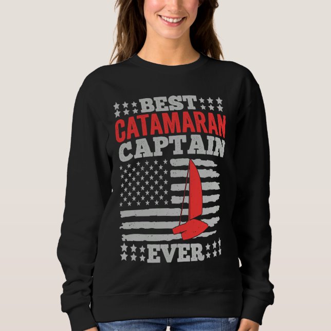 Moletom Catamaran Sailing Captain Sailor Best Catamaran Ca (Frente)