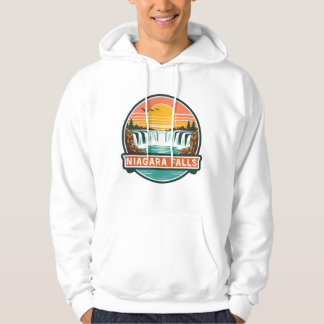 Moletom cataratas do niágara canadá design retrô