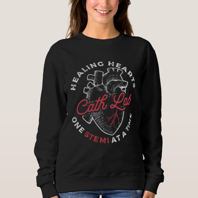 Moletom Cathlab Healing Hearts Nursing Cathether Nurse (Frente)