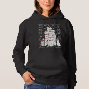 Moletom Catmas Tree Ugly Christmas Sweater Engraçado Xmas 