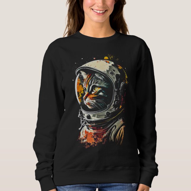 Moletom Catronaut Cat Astronaut space cat (Frente)