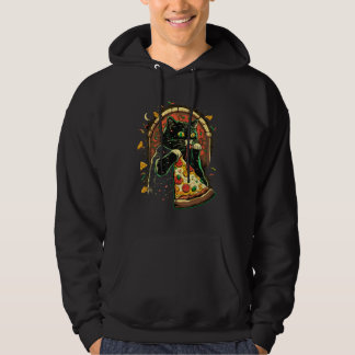 Moletom Cats And Pizza Funny Design Cat Lovers Pizza Lover