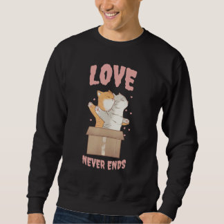 Moletom cats box cute love romantic