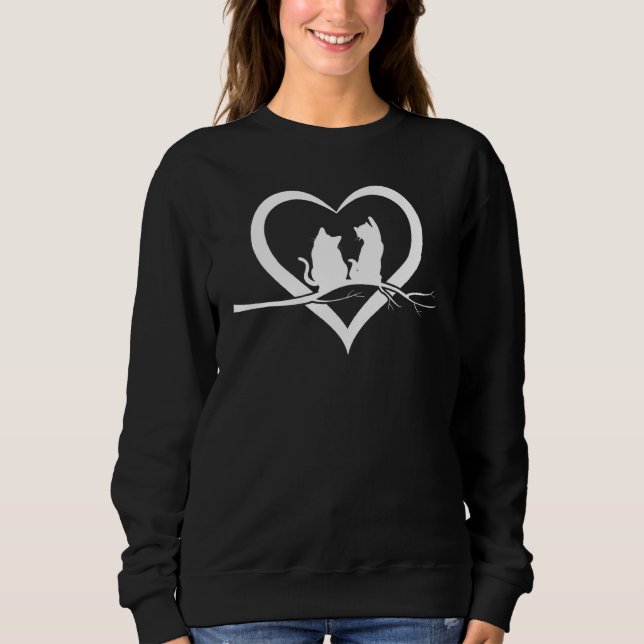Moletom Cats In  I Cat Heart Cat  Cute Cat (Frente)