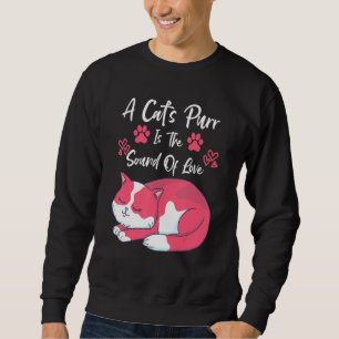 Moletom Cats Purr Sound Of Love Cat Lover Veterinarians Ki
