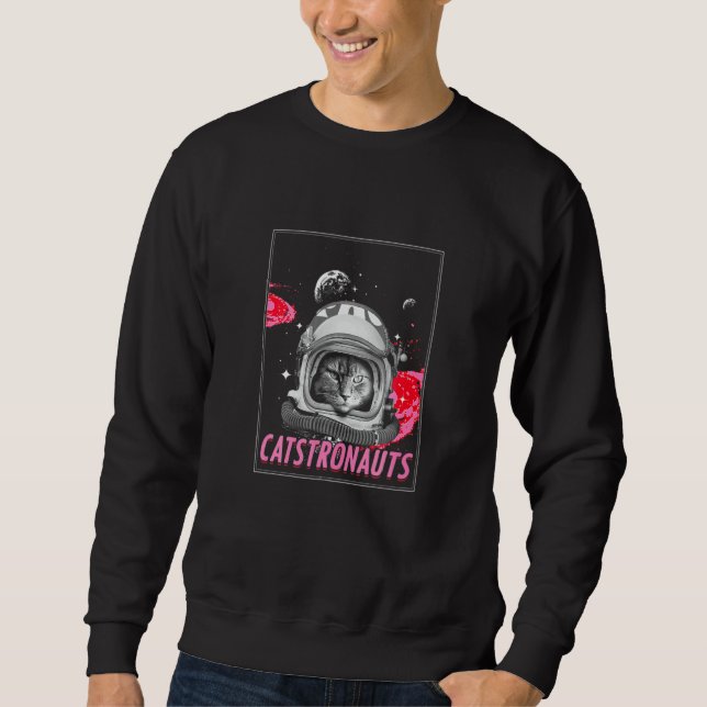 Moletom Catstronaut Space Cat  Astronaut Scientist (Frente)